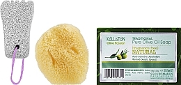 Fragrances, Perfumes, Cosmetics Kalliston (soap/100g + stone/1pcs + sponge/1pcs) - Kalliston (soap/100g + stone/1pcs+ sponge/1pcs)