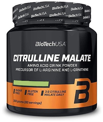 Amino Acid Complex Powder 'Lime' - BioTechUSA Citrulline Malate Lime Amino Acid Drink Powder — photo N2