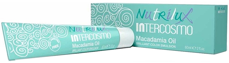 Macadamia Oil Hair Dye - Intercosmo Nutrilux Macadamia Oil — photo N1