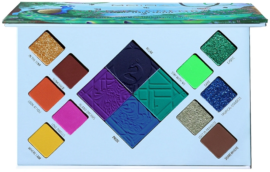 Eyeshadow Palette - Moira Wild In Colors Palette — photo N1