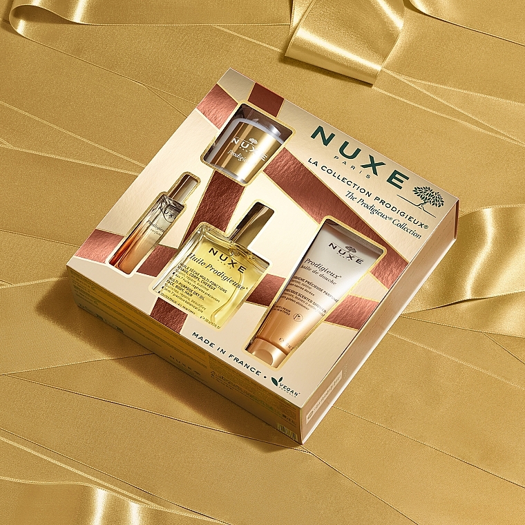 Nuxe Prodigieux - Set (perf/15ml + oil/100ml + sh/gel/100ml + candle/70g) — photo N4