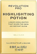Liquid Highlighter with a Dispenser - Revolution Pro Highlighting Potion — photo N2