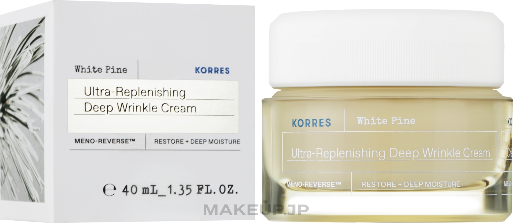 Anti-Wrinkle Day Cream - Korres White Pine Ultra Replenishing Deep Wrinkle Cream — photo 40 ml