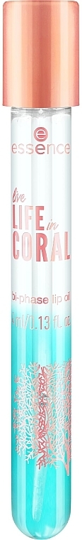 Two-Phase Lip Oil - Essence Live Life In Coral Bi-phase Lip Oil — photo N2