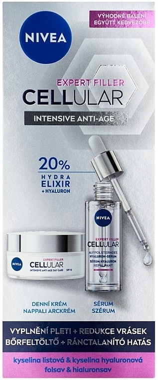 Set - Nivea Expert Filler Cellular (f/cr/50ml+serum/30ml) — photo N1