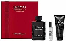 Fragrances, Perfumes, Cosmetics Salvatore Ferragamo Uomo Signature - Set (edp/100ml + edp/10ml + sh/gel/100ml) 