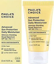 Paula's Choice Advanced Sun Protection Daily Moisturizer SPF 50 PA++++ Travel Size - Moisturizing Sunscreen SPF 50 — photo N1