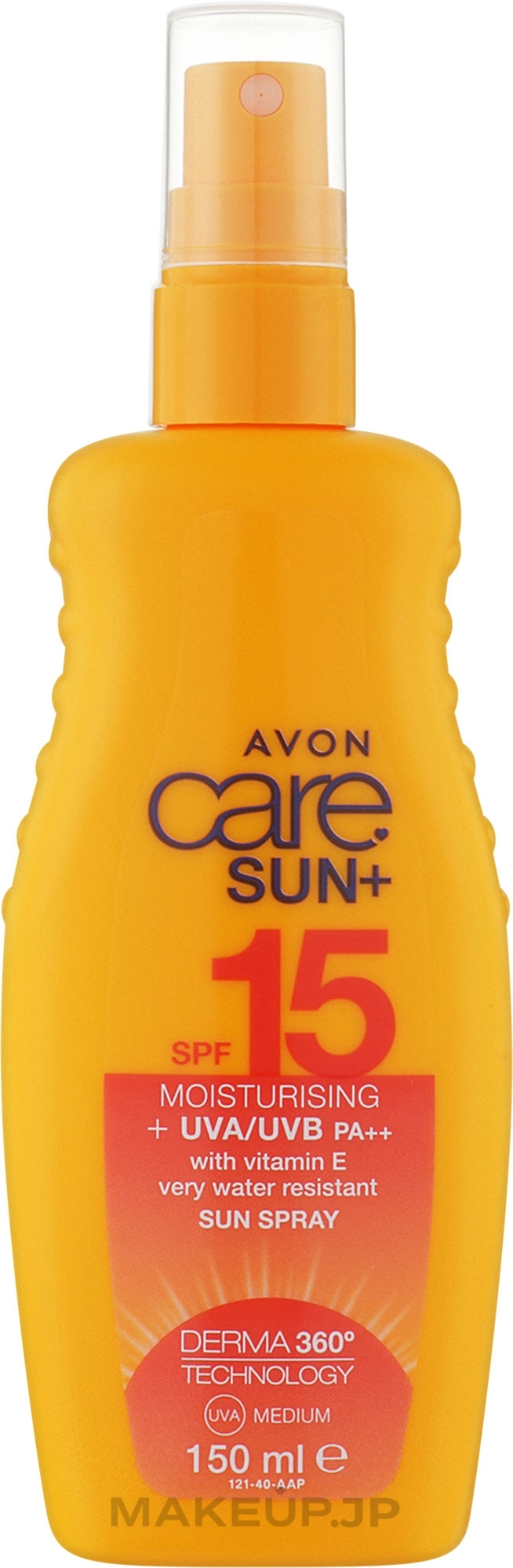 Moisturizing Sunscreen Lotion Spray SPF15 - Avon — photo 150 ml