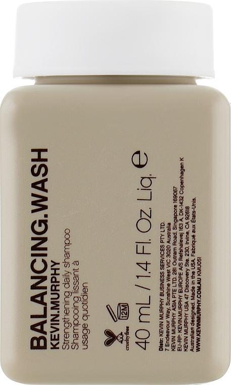 Daily Strengthening Shampoo for Colored Hair - Kevin.Murphy Balancing.Wash (mini size) — photo N3