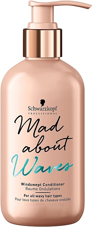 All Wavy Hair Types Conditioner - Schwarzkopf Professional Mad About Waves Windswept Conditioner — photo N1