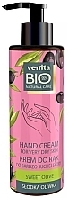 Fragrances, Perfumes, Cosmetics Swee Olive Hand Cream for Extra Dry Skin - Venita Bio Natural Care Hand Cream Sweet Olive