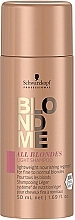 Fragrances, Perfumes, Cosmetics Thin Hair Shampoo for All Types of Blond - Schwarzkopf Professional Blondme All Blondes Light (mini)