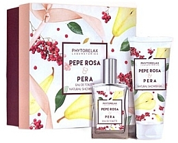 Fragrances, Perfumes, Cosmetics Set - Phytorelax Laboratories Pepe Rosa And Pera (edt/50ml + sh/gel/100ml)