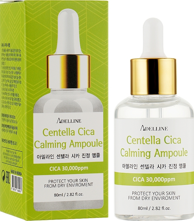 Nourishing & Soothing Face Ampoule Serum with Centella - Adelline Cica Calming Ampoule — photo N2