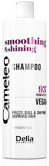 Shampoo for Frizzy, Dull Hair with Dry Ends - Delia Cameleo Smoothing & Shining Shampoo — photo N1