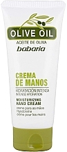 Olive Oil Hand Cream - Babaria Hand Cream With Olive Oil — photo N1