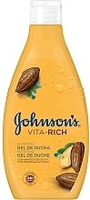 Fragrances, Perfumes, Cosmetics Shower Gel with Cocoa Butter - Johnson’s Body Care Vita Rich With Butter Cocoa