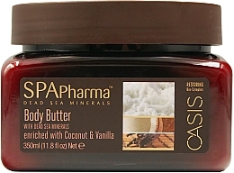 Fragrances, Perfumes, Cosmetics Coconut & Vanilla Body Butter - Spa Pharma Oasis Body Butter Enriched With Coconut & Vanilia