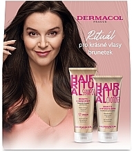 Fragrances, Perfumes, Cosmetics Set - Dermacol Hair Ritual Brunette (shm/250ml + cond/200ml)
