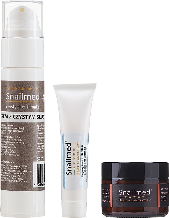 Set for Mature Skin #9 - Snailmed (f/cr/30ml + cr/50ml + eye/cr/15ml) — photo N9