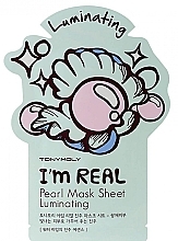 Fragrances, Perfumes, Cosmetics Face Sheet Mask - Tony Moly I'm Real Peral Luminating Sheet Mask