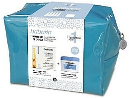 Fragrances, Perfumes, Cosmetics Intensive Hydration with Hyaluronic Acid Set - Babaria (serum/5x2ml + cr/125ml + bag)