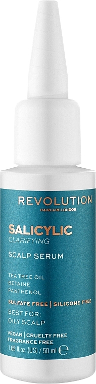 Salicylic Serum for Greasy Hair - Makeup Revolution Salicylic Acid Clarifying Scalp Serum — photo N1