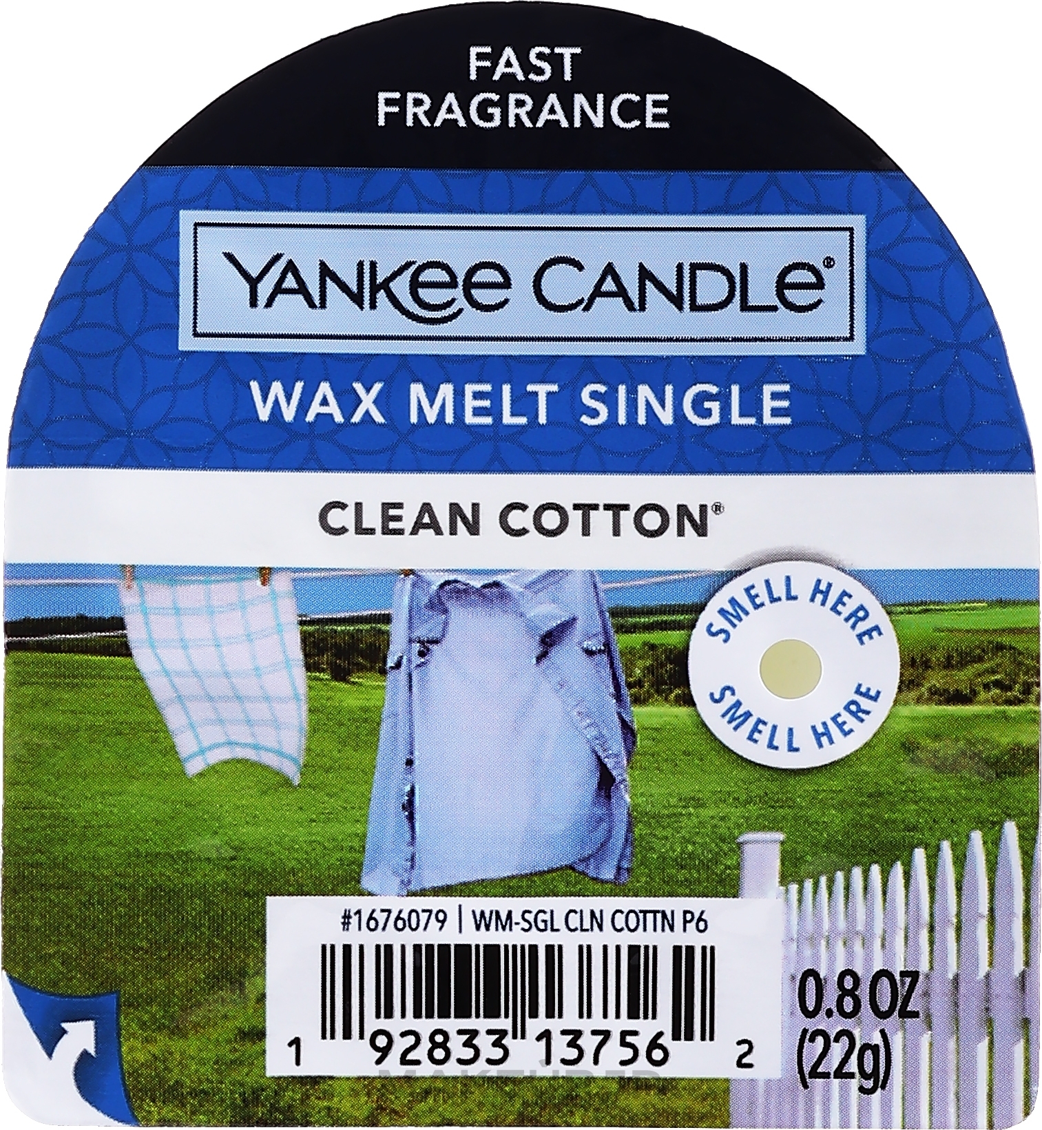 Scented Wax - Yankee Candle Clean Cotton Tarts Wax Melts — photo 22 g