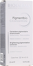 Face Serum - Bioderma Pigmentbio C Concentrate Brightening Pigmentation Corrector — photo N1