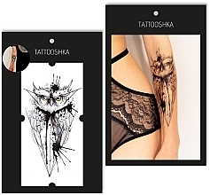 Fragrances, Perfumes, Cosmetics Temporary Tattoo "Owl" - Tattooshka