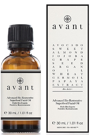 Facial Oil - Avant Advanced Bio Restorative Superfood Facial Oil — photo N1