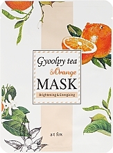 Fragrances, Perfumes, Cosmetics Face Mask "Gyoolpy Tea & Orange" - A:t fox Gyoolpy Tea & Orange Mask