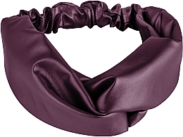 Fragrances, Perfumes, Cosmetics Faux Leather Twist Headband, marsala - MAKEUP Hair Accessories