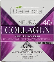 Fragrances, Perfumes, Cosmetics Moisturizing Anti-Wrinkle Cream-Concentrate 40+ - Bielenda Neuro Collagen Moisturizing Anti-wrinkle Cream-concentrate 40+