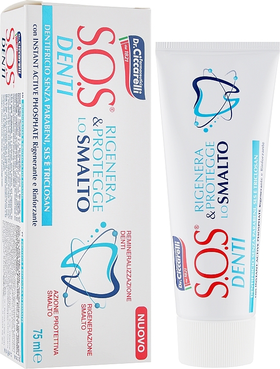 Enamel Repair & Strength Toothpaste - Dr. Ciccarelli S.O.S Denti Enamel Repair — photo N2