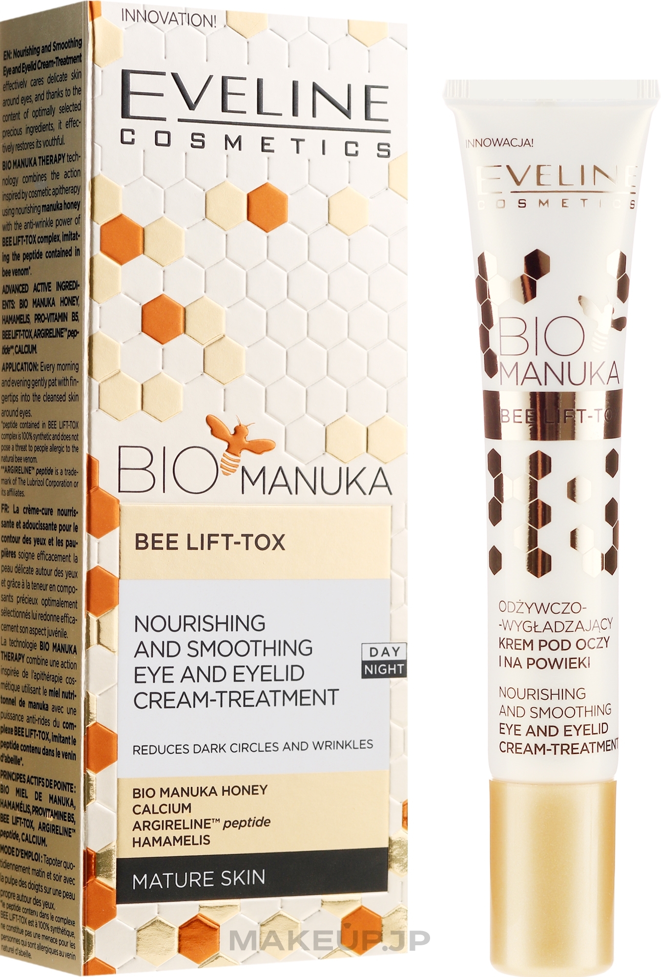 Anti-Aging Eye Cream - Eveline Cosmetics Bio Manuka Bee Lift-tox — photo 20 ml