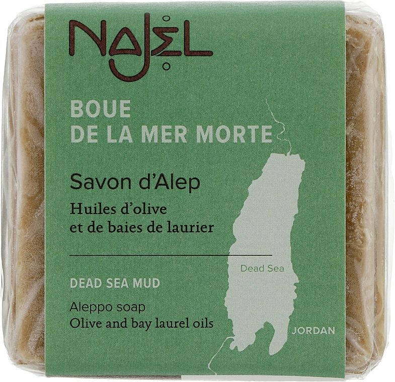 Aleppo Soap with Dead Sea Minerals - Najel Aleppo Soap Dead Sea Mud — photo N1