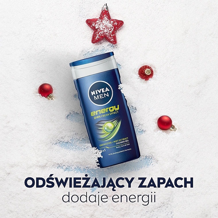 セット - NIVEA MEN Deep Energy (sh/gel/250ml + deo/150ml) — photo N4