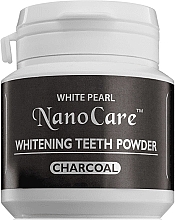 Whitening Tooth Powder - VitalCare White Pearl NanoCare Charcoal Teeth Powder — photo N2