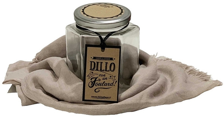 Scarf in Jar, beige - Himalaya Alcea Dilla Con Un Foulard Beige — photo N1