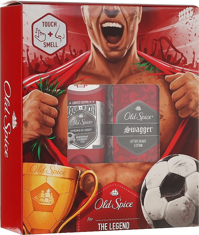 Set - Old Spice (ash/lot/100ml + deo/50g) — photo N1