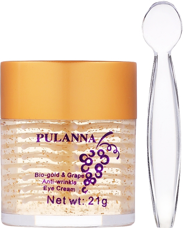 Anti-Wrinkle Bio-Gold & Grape Eye Cream - Pulanna Bio-gold & Grape Anti-wrinkle Eye Cream — photo N2