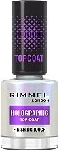 Nail Polish Top Coat  - Rimmel Holographic Top Coat Finishing Touch — photo N1