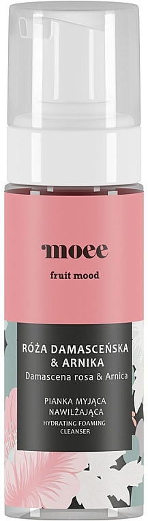 Moisturizing Face Cleansing Foam - Moee Fruit Mood Damascena Rosa & Arnica — photo N6