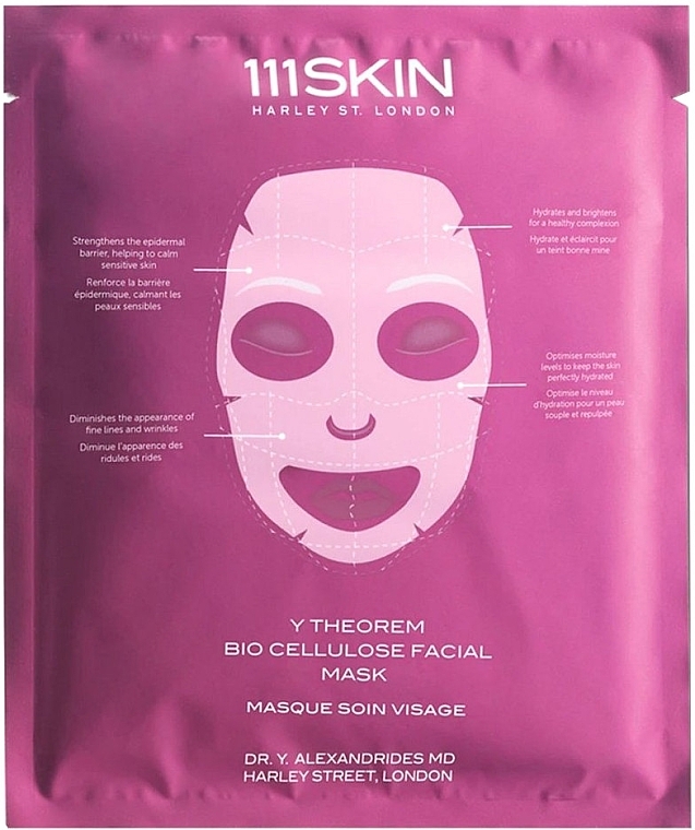 Biocellulose Face Mask - 111SKIN Y Theorem Bio Cellulose Facial Mask — photo N3