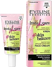 Mattifying & Detoxifying Face Cream - Eveline Cosmetics Insta Skin Care #Skin Balance — photo N1