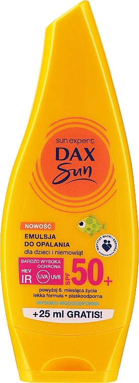 Sunscreen Emulsion for Kids - Dax Sun Emulsion SPF50 — photo N2