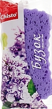 Fragrances, Perfumes, Cosmetics Foam Rubber Bath Sponge "Lilac" - Chisto