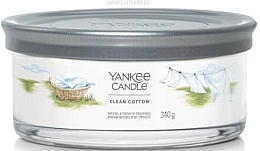 Fragrances, Perfumes, Cosmetics Scented Candle in Glass 'Clean Cotton', 5 wicks - Yankee Candle Singnature