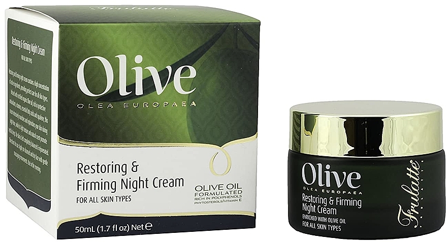 Restoring & Firming Night Cream - Frulatte Olive Restoring Firming Night Cream — photo N3